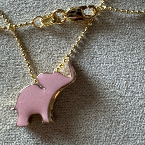 Alex Woo 14k Gold & Enamel Good Luck Elephant 🐘 Necklace 18” - Picture 6 of 10
